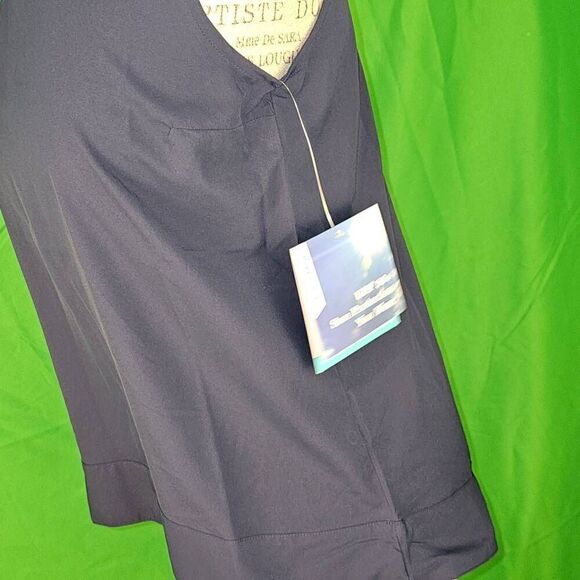 NWT Coolibar Womens Navy Blue St Tropez Swing Tank Top UPF 50+ Small - Picture 3 of 5